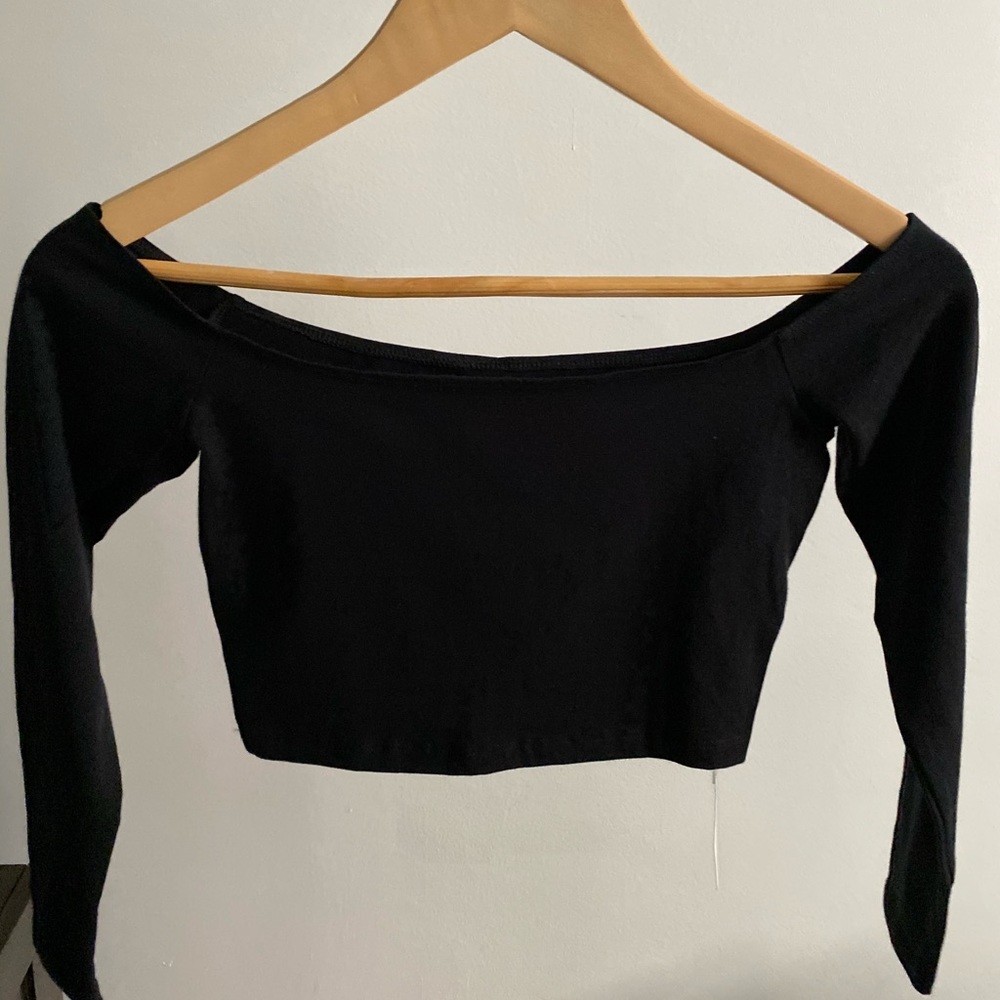 American apparel off the shoulder top